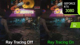 Resident Evil 3 Ray Tracing On vs Off - Graphics/Performance Comparison | RTX 3080 4K Max Settings