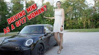 Driving a Mini Cooper as a 6ft7 (2m) tall woman?