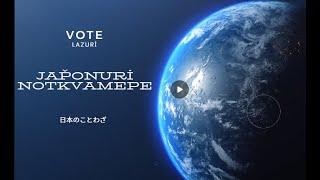 VOTE Lazuri - 10 Jap̌onuri notkvame - nozit̆a