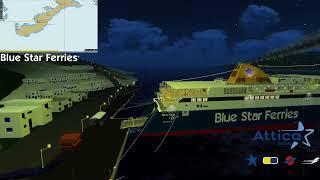 Virtual Sailor NG: Today we Sail with Blue Star Paros from Peiraus