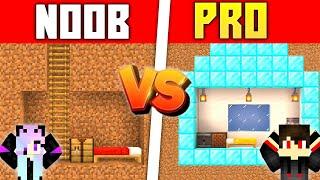 NOOB VS PRO : SAFEST SECURITY BASE BUILD CHALLENGE