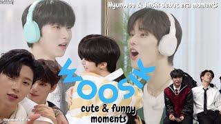 WOOSIK (Hyunwoo & Jinsik) cute and funny moments (Debut Era) #xikers #hyunwoo #jinsik