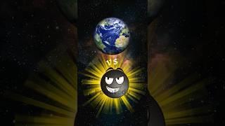 earth vs Solar eclipse  #youtubeshorts #solareclipse #shorts