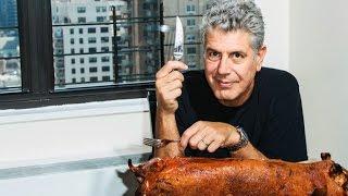 Chef Anthony Bourdain on travel, fatherhood, and cookbook