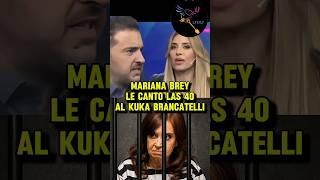 MARIANA BREY LE CANTO LAS 40 AL KUKA BRANCATELLI #AGARRALAPALA #MILEI