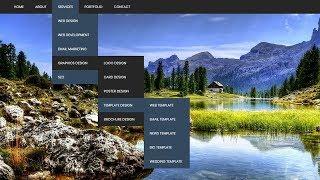 How to create a simple Dropdown Menu Bar using only HTML & CSS