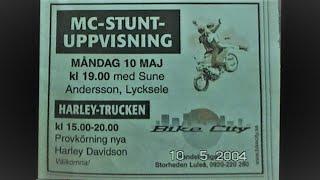 Sune Andersson MC stunt show Luleå 2004