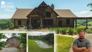 SOLD - Stunning Timber-Frame Country Home for Auction In the Blue Ridge Mountains