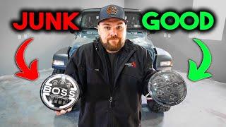 Testing Budget AMAZON Jeep Wrangler & Gladiator Headlights