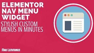 Elementor Nav Menu - A Simple Way To Make Menus