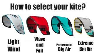 How to select a Kite? Example Naish