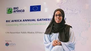 BIC Africa Annual Gathering 2022 interview with Bahja Ali Shuriye from Somalia