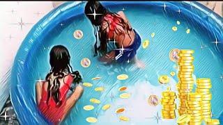 DIVERSÃO NA PISCINA: Desafio da moeda na piscina