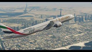 Scenic Departure From Dubai (X-plane 11)