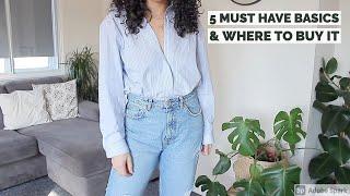 5 MUST HAVE BASICS & WHERE TO BUY IT | VILMA MARTINS