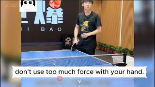 Ex- Chinese National Team Player Teaches You How to Serve Long Backspin  to Dominate Amateur Matchs