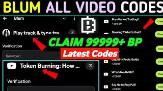 Claim $90,000 BLUM | BLUM All Verify Codes | Blum YouTube Video Codes All | Blum Academy Verify code