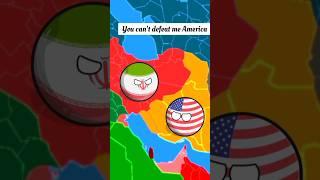 America vs Iran #countryballs #new #historymap #viralshort #america #iran #part1