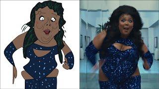 POP DRAWING MEME #134 | LIZZO - ABOUT DAMN TIME | Ruby Fun