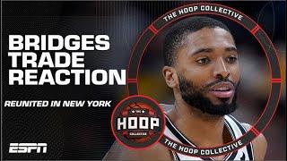 Mikal Bridges Trade Reaction: 'Nova Knicks REUNITED! | The Hoop Collective