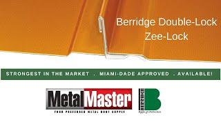 Zee-Lock Double-Lock Strongest Metal Panel in the Industry