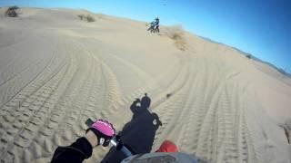 Dave takes a digger at Glamis Dec 26, 2011