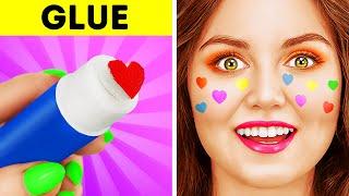 TRENDY BEAUTY HACKS || Girly Problems and Super Gadgets to Resolve Them Easily by 123 GO! SCHOOL