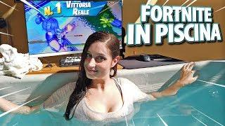 HO VINTO una partita di Fortnite immersa IN PISCINA *impresa folle*