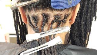 Try This Interlocking Method for Perfect Locs‼️ #dreadlocks #naturalhair #AKIYIAKELLY