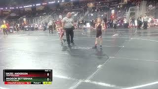 55 Lbs 5th Place Match - Madison Betterman, Team Colorado Vs Hazel Anderson, Team Wisconsin 12fe