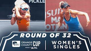 Anna Leigh Waters v Victoria DiMuzio at the Select Medical Orange County Cup