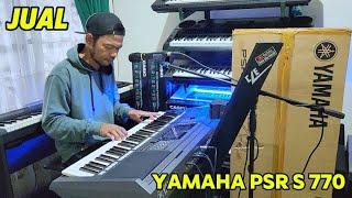 Jual | Keyboard Yamaha Psr S 770 | Bisa tukar tambah keyboard bekas | Lengkap dus