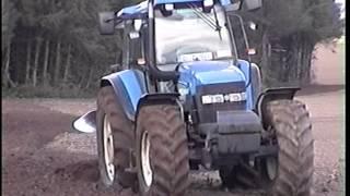 New Holland TM120 and TM150 ploughing