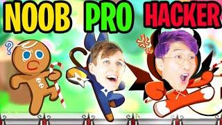 Can We Go NOOB vs PRO vs HACKER In COOKIE RUN KINGDOM!? (NEW GAME!)