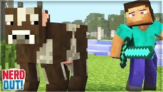 Minecraft Song | The Cow Song | #NerdOut [Minecraft Animation]