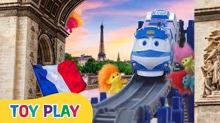 Toy Play | Remote: Don't play on the railroad, Troll! | Robot Trains Toy Play