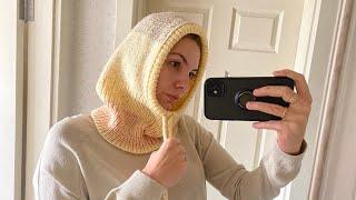 Knitted bonnet #bonnet