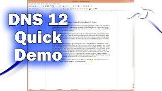 Dragon NaturallySpeaking 12 Quick Demo