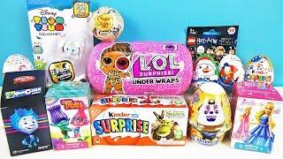 15 Киндер Сюрпризов, Unboxing Kinder Surprise ЛОЛ ДЕКОДЕР 2 волна,ФИКСИКИ,Щенячий патруль,СМЕШАРИКИ