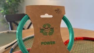 Luxilon Eco Power Review - a tennis string made from bottles