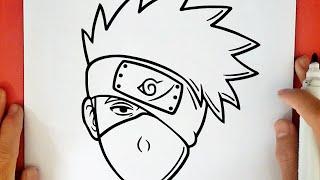 COMO DIBUJAR A KAKASHI