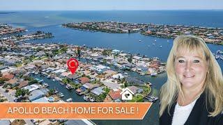 Apollo Beach Waterfront Home For Sale With Direct Access to Tampa Bay