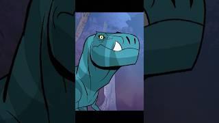 T.rex befriends forehead dragon.#show #short #tv #tvshow #befriendly #friends #dragon #dinosaur