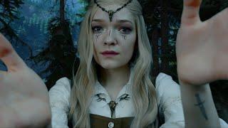 ASMR  Calming you down after Werewolf Transformation (face touching, fur scratching)