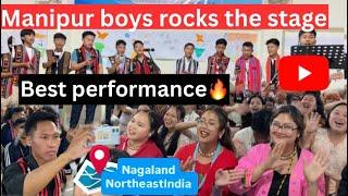 Manipur Boys Rock NSS Stage.We Danced, We Cheered, We Enjoyed! @khotoozzy #nagaland #naga #youtube