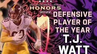 T.J. Watt Wins the Defensive Player of the Year Award | NFL Honors