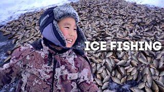 Traditional Yakutian Ice Fishing "Munkha"