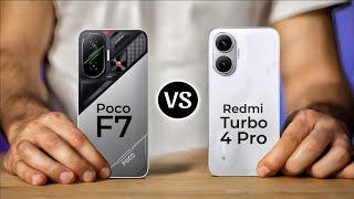 Poco F7 Vs Redmi Turbo 4 Pro || Full Specs Comparison