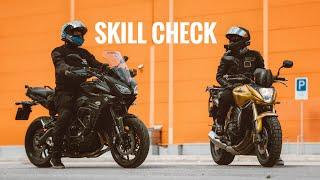 S4  Ep42  Motorcycle skills check with Dmitry Zaitsev