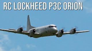 Unique Big RC Lockheed P3C Orion – Fine Scale Model Flies At Flight Show